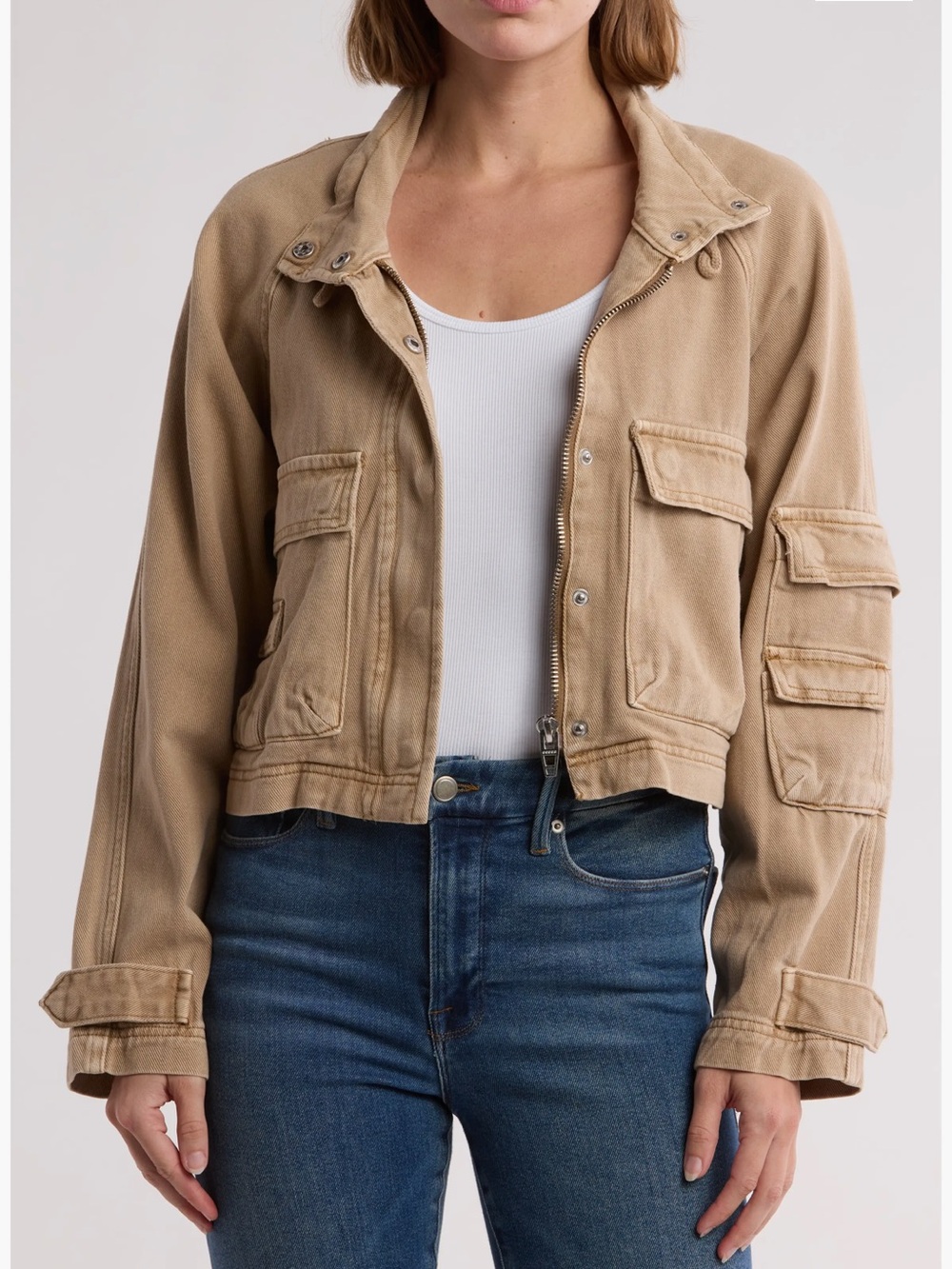 Blank NYC cotton utility jacket